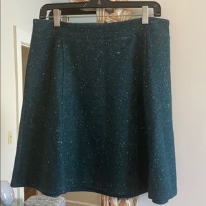 Loft skater skirt teal